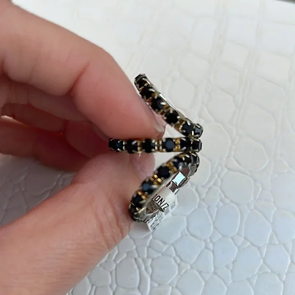 Stack Rings Black - Picture 2 of 4